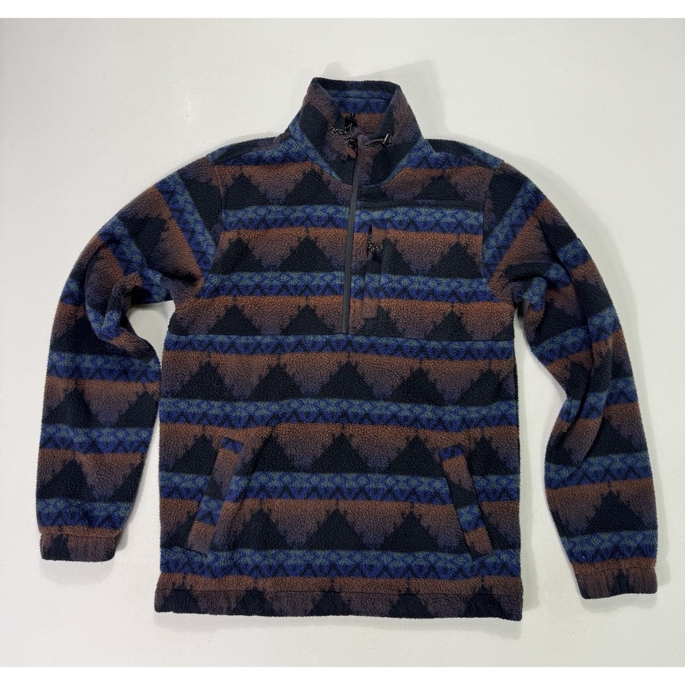 Billabong Adventure Division Boundary Half Zip Fleece Mens Small Southwestern